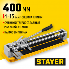 STAYER 400 мм, 4-15 мм, Плиткорез на подшипниках, PROFESSIONAL (3318-40) STAYER 400 мм, 4-15 мм, Плиткорез на подшипниках, PROFESSIONAL (3318-40)