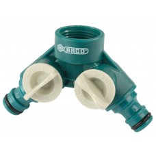 Raco 3/4", двухканальный, распределитель (резьба внешняя-соединитель) Original 4250-55255C Raco 3/4", двухканальный, распределитель (резьба внешняя-соединитель) Original 4250-55255C