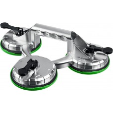 ЗУБР 140 кг, тройной алюминиевый подъемник на присоске, Профессионал (33723-3) ЗУБР 140 кг, тройной алюминиевый подъемник на присоске, Профессионал (33723-3)