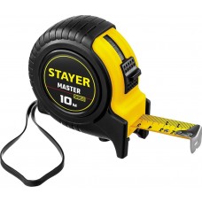 STAYER 10 м х 25 мм, ударостойкий, обрезиненный корпус, рулетка 34025-10_z01 Master STAYER 10 м х 25 мм, ударостойкий, обрезиненный корпус, рулетка 34025-10_z01 Master