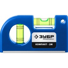 ЗУБР Компакт-М 85 мм, компактный магнитный уровень 34551 ЗУБР Компакт-М 85 мм, компактный магнитный уровень 34551