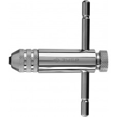 ЗУБР M3-M10, L-85 мм/L - 100 мм, храповый механизм и реверс, метчикодержатель Т-образный 28137-85_z01 Профессионал ЗУБР M3-M10, L-85 мм/L - 100 мм, храповый механизм и реверс, метчикодержатель Т-образный 28137-85_z01 Профессионал