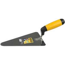 STAYER 145 мм, нержавеющее полотно, 2-х компонентная рукоятка, кельма треугольник 08292 STAYER 145 мм, нержавеющее полотно, 2-х компонентная рукоятка, кельма треугольник 08292