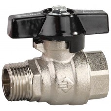 ЗУБР Ø 1", ручка "бабочка", кран шаровой полнопроходной "мама-папа" 4-51324-C-1 ЗУБР Ø 1", ручка "бабочка", кран шаровой полнопроходной "мама-папа" 4-51324-C-1