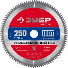 ЗУБР 250 x 32/30 мм, 100Т, диск пильный по алюминию 36916-250-32-100_z01 ЗУБР 250 x 32/30 мм, 100Т, диск пильный по алюминию 36916-250-32-100_z01