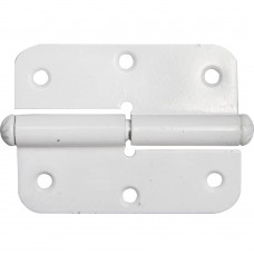 85 x 41 x 2.5 мм, 1 шт., белая, левая, петля накладная "ПН-85" 37641-85L 85 x 41 x 2.5 мм, 1 шт., белая, левая, петля накладная "ПН-85" 37641-85L