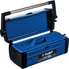 ЗУБР СОЮЗ-28, 710 x 270 x 260 мм, (28"), металлический ящик для инструментов, Профессионал (38151-28_z01) ЗУБР СОЮЗ-28, 710 x 270 x 260 мм, (28"), металлический ящик для инструментов, Профессионал (38151-28_z01)