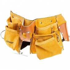 STAYER 10 карманов, кожаный, петля (скоба) для крупного инструмента, пояс для инструментов 38512 STAYER 10 карманов, кожаный, петля (скоба) для крупного инструмента, пояс для инструментов 38512