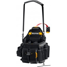 KRAFTOOL KPB-23 с быстросъёмным креплением FastClip, плечевой ремень, 23 кармана и петли, 290х310 мм, поясная сумка (38766) KRAFTOOL KPB-23 с быстросъёмным креплением FastClip, плечевой ремень, 23 кармана и петли, 290х310 мм, поясная сумка (38766)