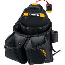 KRAFTOOL KP-15 с быстросъёмным креплением FastClip, 15 карманов и петель, 350х320 мм, поясная сумка (38771) KRAFTOOL KP-15 с быстросъёмным креплением FastClip, 15 карманов и петель, 350х320 мм, поясная сумка (38771)