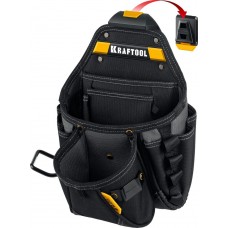 KRAFTOOL KP-27 с быстросъёмным креплением FastClip, 27 карманов и петли, 350х260 мм, поясная сумка (38773) KRAFTOOL KP-27 с быстросъёмным креплением FastClip, 27 карманов и петли, 350х260 мм, поясная сумка (38773)