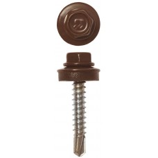 ЗУБР 29 х 4.8 мм, 2500 шт., RAL 8017 шоколадно-коричневый, СКД саморезы кровельные для деревянной обрешетки 4-300310-48-029-8017 Профессионал ЗУБР 29 х 4.8 мм, 2500 шт., RAL 8017 шоколадно-коричневый, СКД саморезы кровельные для деревянной обрешетки 4-300310-48-029-8017 Профессионал