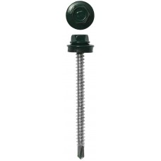 ЗУБР 50 х 4.8 мм, 1200 шт., RAL 6005 зеленый насыщенный, СКД саморезы кровельные для деревянной обрешетки 4-300310-48-050-6005 Профессионал ЗУБР 50 х 4.8 мм, 1200 шт., RAL 6005 зеленый насыщенный, СКД саморезы кровельные для деревянной обрешетки 4-300310-48-050-6005 Профессионал