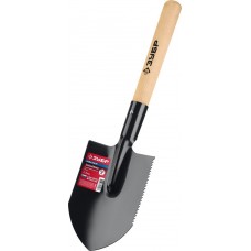 ЗУБР МАСТЕР, 210х154х550 мм, полотно 1.5 мм, закалено, дерев. черенок высш. сорт, туристическая лопата (39571) ЗУБР МАСТЕР, 210х154х550 мм, полотно 1.5 мм, закалено, дерев. черенок высш. сорт, туристическая лопата (39571)