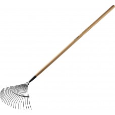 GRINDA 440x260x1500 мм, 22 круглых зубца, грабли садовые веерные 39591 GRINDA 440x260x1500 мм, 22 круглых зубца, грабли садовые веерные 39591