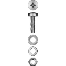 ЗУБР M5 x 16 мм, 18 шт., винт (DIN7985), гайка (DIN934), шайба (DIN125), шайба (DIN127), комплект крепежа 303476-05-016 ЗУБР M5 x 16 мм, 18 шт., винт (DIN7985), гайка (DIN934), шайба (DIN125), шайба (DIN127), комплект крепежа 303476-05-016