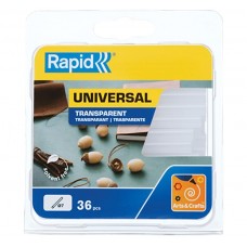 RAPID 36 шт., 7 x 65 мм, 125 г, универсальный клеевой стержень 40107350 RAPID 36 шт., 7 x 65 мм, 125 г, универсальный клеевой стержень 40107350