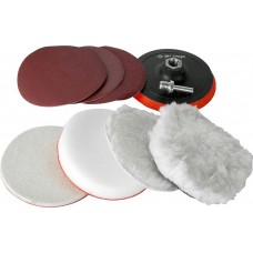 ЗУБР 125 мм, 7 шт., набор насадки полировальные для дрели/УШМ 3591-125-H7 ЗУБР 125 мм, 7 шт., набор насадки полировальные для дрели/УШМ 3591-125-H7