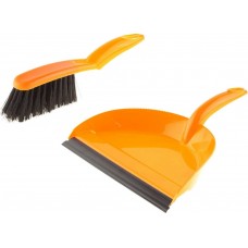 DEXX 260 мм, щетина 55 мм, корпуса оранжевый, щетка-сметка в комплекте с совком 39026 DEXX 260 мм, щетина 55 мм, корпуса оранжевый, щетка-сметка в комплекте с совком 39026