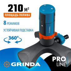 GRINDA RX-2, с шестерённой передачей, пластиковый, на подставке, стационарный распылитель, PROLine (429303) GRINDA RX-2, с шестерённой передачей, пластиковый, на подставке, стационарный распылитель, PROLine (429303)