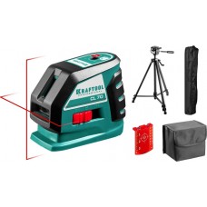 KRAFTOOL линейный лазерный нивелир со штативом CL70 3 34660-3 Professional KRAFTOOL линейный лазерный нивелир со штативом CL70 3 34660-3 Professional