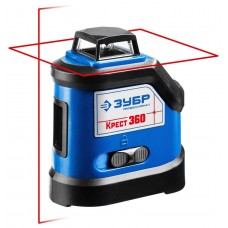 ЗУБР линейный лазерный нивелир КРЕСТ 360 34906 Профессионал ЗУБР линейный лазерный нивелир КРЕСТ 360 34906 Профессионал