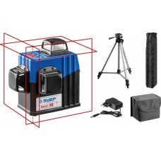 ЗУБР линейный лазерный нивелир со штативом в чехле КРЕСТ 3D 2 34908-2 Профессионал ЗУБР линейный лазерный нивелир со штативом в чехле КРЕСТ 3D 2 34908-2 Профессионал
