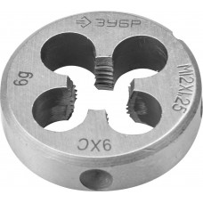 ЗУБР М12 x 1.25 мм, 9ХС, круглая ручная, плашка 4-28022-12-1.25 ЗУБР М12 x 1.25 мм, 9ХС, круглая ручная, плашка 4-28022-12-1.25