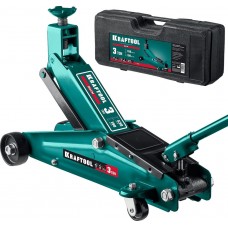 KRAFTOOL 3 т, 190-530 мм, с высоким подъемом в кейсе, подкатной домкрат 43458-3-K KRAFTOOL 3 т, 190-530 мм, с высоким подъемом в кейсе, подкатной домкрат 43458-3-K