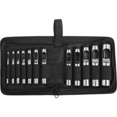 ЗУБР 12 шт., закаленная сталь 45, набор пробойников для кожи 22949-H12 ЗУБР 12 шт., закаленная сталь 45, набор пробойников для кожи 22949-H12