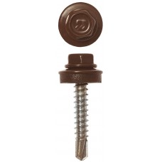 ЗУБР 29 х 4.8 мм, 400 шт., RAL 8017 шоколадно-коричневый, СКД саморезы кровельные для деревянной обрешетки 4-300315-48-029-8017 Профессионал ЗУБР 29 х 4.8 мм, 400 шт., RAL 8017 шоколадно-коричневый, СКД саморезы кровельные для деревянной обрешетки 4-300315-48-029-8017 Профессионал