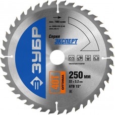 ЗУБР Ø 250 x 32 мм, 40T, диск пильный по дереву "Оптимальный рез" 36903-250-32-40 ЗУБР Ø 250 x 32 мм, 40T, диск пильный по дереву "Оптимальный рез" 36903-250-32-40