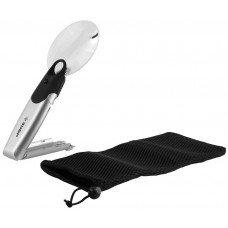 ЗУБР 2/6 кратное увеличение, Ø 90 мм, пластиковая линза, лупа с подсветкой МАСТЕР 40557 ЗУБР 2/6 кратное увеличение, Ø 90 мм, пластиковая линза, лупа с подсветкой МАСТЕР 40557