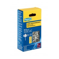 RAPID 3.2 x 8 мм, 500 шт, заклепка из алюминия 5001431 RAPID 3.2 x 8 мм, 500 шт, заклепка из алюминия 5001431