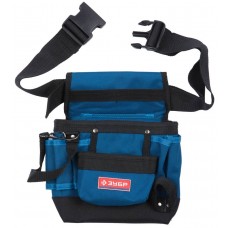 ЗУБР 9 карманов, нейлон, сумка-пояс одинарная 38632 ЗУБР 9 карманов, нейлон, сумка-пояс одинарная 38632