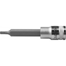 KRAFTOOL 1/2", 100 мм, S2 сталь, H3, удлиненная, фосфатированная, торцовая бита-головка INDUSTRIE QUALITAT 27909-03 KRAFTOOL 1/2", 100 мм, S2 сталь, H3, удлиненная, фосфатированная, торцовая бита-головка INDUSTRIE QUALITAT 27909-03