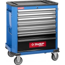 ЗУБР 7 ящиков, 730х475х910 мм, тележка инструментальная 38903-7 ЗУБР 7 ящиков, 730х475х910 мм, тележка инструментальная 38903-7