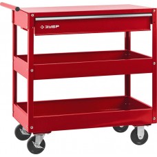 ЗУБР 1 ящик + 2 полки, 737х383х785 мм, тележка инструментальная 38912 ЗУБР 1 ящик + 2 полки, 737х383х785 мм, тележка инструментальная 38912