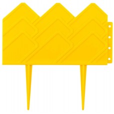 GRINDA 14х310 см, желтый, бордюр декоративный для клумб 422221-Y