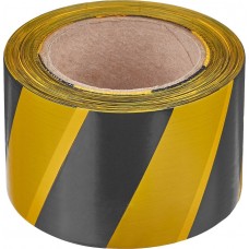 ЗУБР 75 мм, 200 м, желто-черная, лента сигнальная 12242-75-200 ЗУБР 75 мм, 200 м, желто-черная, лента сигнальная 12242-75-200