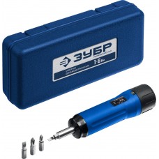 Динамометрическая отвертка ЗУБР Профессионал регулируемая 1-6 Нм (64015) Динамометрическая отвертка ЗУБР Профессионал регулируемая 1-6 Нм (64015)