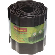 GRINDA 20 см х 9 м, коричневая, лента бордюрная 422247-20 GRINDA 20 см х 9 м, коричневая, лента бордюрная 422247-20