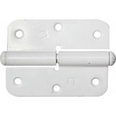 85 x 41 x 2.5 мм, 1 шт., белая, правая, петля накладная "ПН-85" 37641-85R 85 x 41 x 2.5 мм, 1 шт., белая, правая, петля накладная "ПН-85" 37641-85R