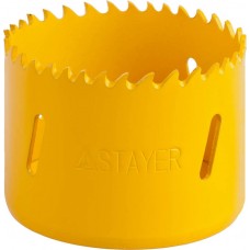 STAYER d 60 мм, кольцевая биметаллическая универсальная 29547-060 STAYER d 60 мм, кольцевая биметаллическая универсальная 29547-060