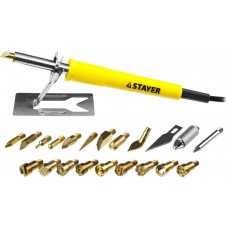 STAYER 30 Вт, 20 насадок, прибор для выжигания 3 в 1 45227 STAYER 30 Вт, 20 насадок, прибор для выжигания 3 в 1 45227