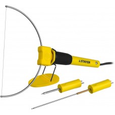 STAYER 3 насадки, 7Вт, 220 В, прибор для художественной резки пенопласта, пластика 45257-H3 STAYER 3 насадки, 7Вт, 220 В, прибор для художественной резки пенопласта, пластика 45257-H3