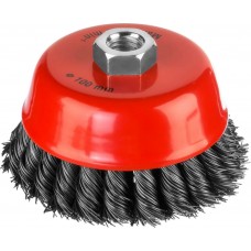 MIRAX d 100 мм, щетка-крацовка чашечная для УШМ 35104-100-2 MIRAX d 100 мм, щетка-крацовка чашечная для УШМ 35104-100-2