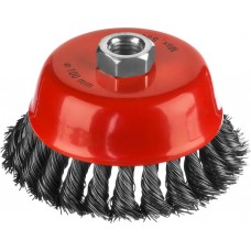 MIRAX d 100 мм, щетка-крацовка чашечная для УШМ 35104-100 MIRAX d 100 мм, щетка-крацовка чашечная для УШМ 35104-100