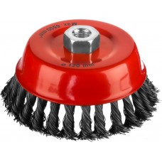 MIRAX d 120 мм, щетка-крацовка чашечная для УШМ 35104-120 MIRAX d 120 мм, щетка-крацовка чашечная для УШМ 35104-120