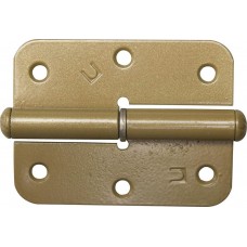 85 x 41 x 2.5 мм, 1 шт., цвет золотой металлик, правая, петля накладная "ПН-85" 37643-85R 85 x 41 x 2.5 мм, 1 шт., цвет золотой металлик, правая, петля накладная "ПН-85" 37643-85R